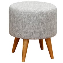 Round Upholstered Ottoman